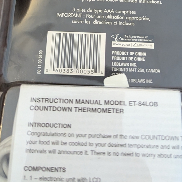 Digital kitchen Thermometer designed to measure meat temperature NWT - Picture 6 of 6